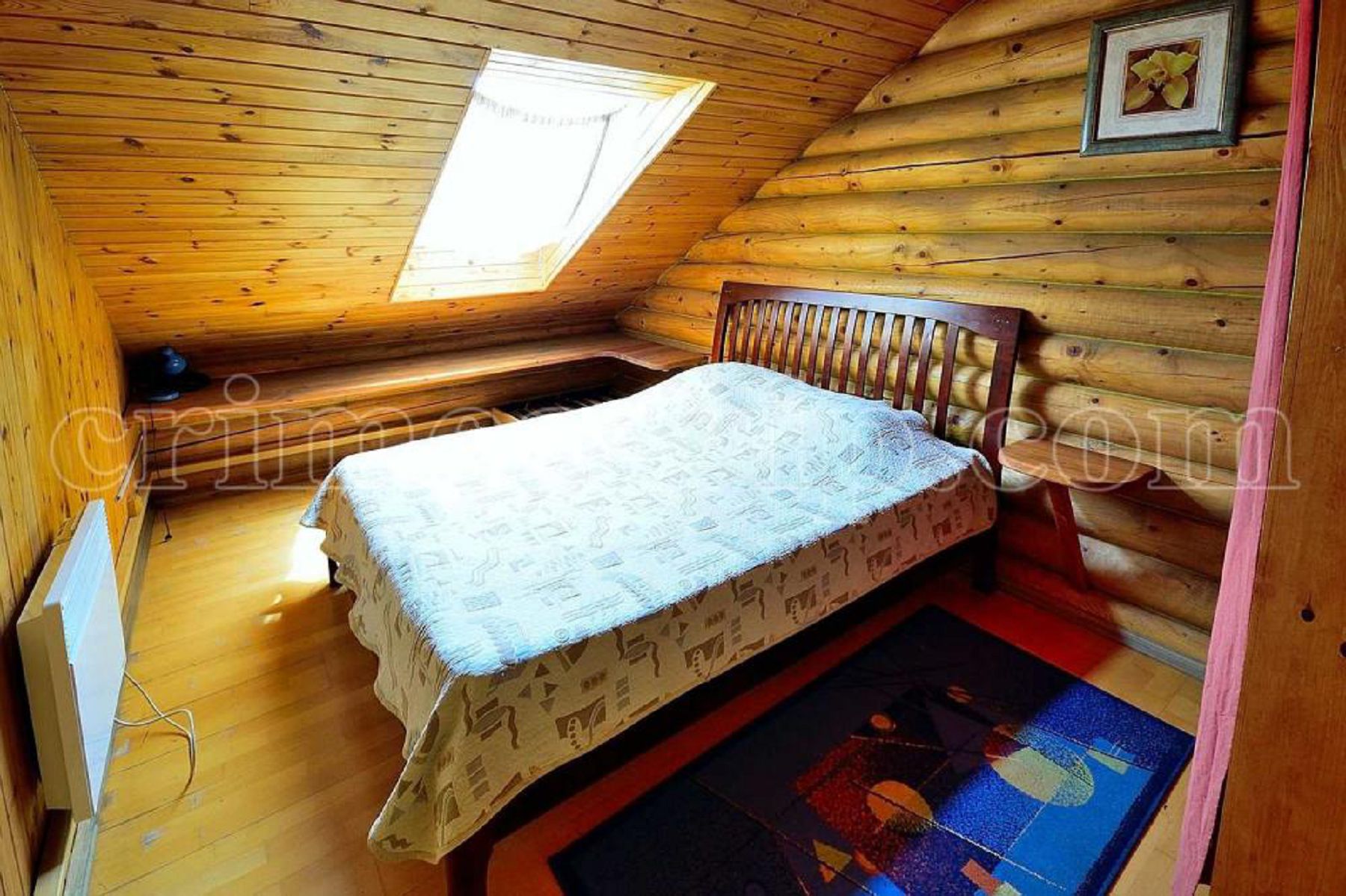 ГКД-610. Деревянный сруб на 4 спальни в Байдарской долине.